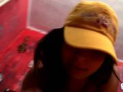 Jessica Koks Hot Babe Licking A Pink Dildo