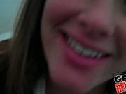 Cock Hungry Bitch Loves Taking A Thick Hard Cock Deep Down Her Slippery Throat
