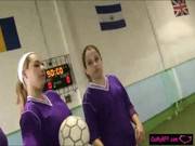 Two Girls Get Hazed If They Want To Join The Team And They Lick