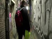 Real Amsterdam Whore Fingered While Sucking