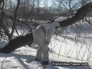 Teen Gf Loves Ice And Snow On Her Pussy