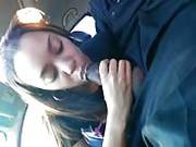  Sucking Him Off In The Car