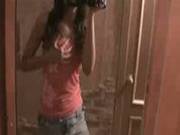 Amateur Teen Strips In Front Of The Mirror