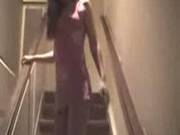 Up The Skirt From Amateur Canadian Brunette