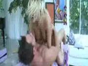 Big Breasted Blonde Gets On The Cock