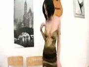 Naughty Lonely Horny Brunette And A Sex Toy