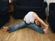 Flexible Teen Chick Fucks In Odd Positions