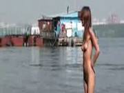 Fishing With Some Nude Russian Teen