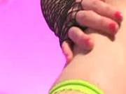 Audrey Hollander Sex In Latex And Fishnet Lingerie