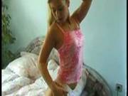 Fit Blonde Stripping