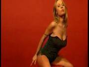 Brunette Gives Great Striptease