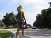 Hot Blonde Will Be Demolished So Hard In The Car