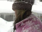 Belicia Finger Jobbing With Girlfriend In The Cold Snow