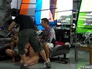 Rocco Siffredi Playing With Two Lusty Chick