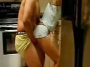 Blonde Amateur Whore Fucked In Her Kitchen