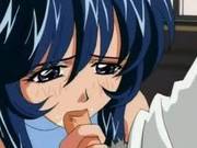 Cute Anime Babe Sucks On A Dudes Stiff Prick