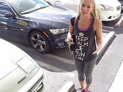 Blond Bimbo Tries To Sell Car, Sells Herself