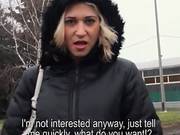 Real Amateur Czech Slut Fucked And Facialed In Public