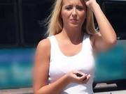 Curvy Teen Slut Ditched By Her Bf And Picked Up By Hot Guy