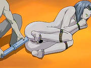 Roped Hentai Gets Ass Injection And Ass Hard Fucking