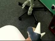 Blonde With Hot Legs Fucked By Doctor In Fake Hospital