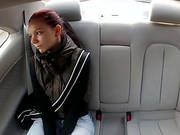 Teen Lea Sucks And Fucks A Cab Driver Inside The Cab For A Free Ride