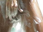 Girl Takes A Shower And Pleases And Extra Big Pecker Today