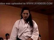 Japanese Woman Is Getting Fucked During Her Karate Class, Because Her Pussy Needs It Badly