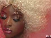 Beautiful Black Girl Likes To Be A Slave To Others And Turn Their Wishes Into Reality