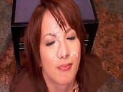 Sexy Japanese Gets Filled With Jizz