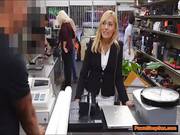 Hot Blonde Milf Gets Paid By Pawnshop Owner For Bj And Fuck