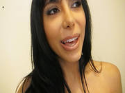 Slutty Brunette Posing Her Staggering Forms