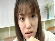 Japanese Swallows A Huge Load