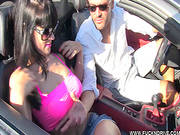 Brunette Getting Fucked On The Road
