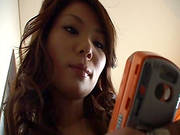 Japanese Beauty Masturbating At Work