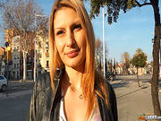 Blonde Receives Full Facial