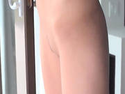 Incredible Babe Rubbing Shaved Cunt -3