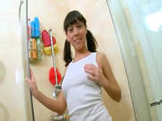 Wet Butthole Toying In The Hot Shower