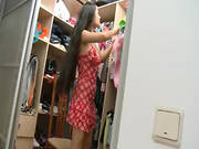 Exotic Teen In Shoes Undress In A Closet -2