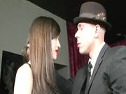 Brunette Chick Copulated By Bald Guy
