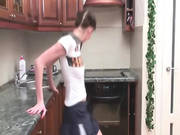 Slovak Dashas Striptease In A Kitchen
