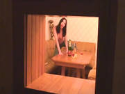 Drunk Russian Chick Rubbing One Out
