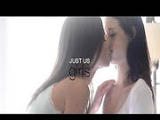 Two Hot Brunet Lesbians Toying Pussies -3