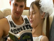 Breasty Teen Fucking On The Parents Sofa -4