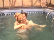 Three Russian Babysitters In The Pool