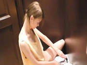 Chick Pussy Masturbation With Bidet