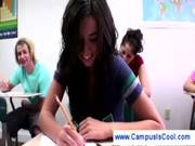 College Girls Try A Big Black Schlong