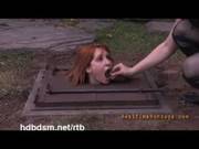 A Cute Redhead Slave Gets Covered With Mu 