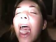 Blonde Coed Girl Gives Blowjob And Swallows Cumshot