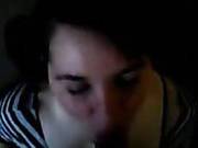 Brunette Teen Has Cumshot Shower On Her Face